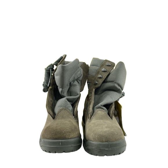 Belleville 610ST Steel Toe Men\'s Boot Size 6.5R NWT\'s Suede Boots NIB GREEN SAGE main image 4